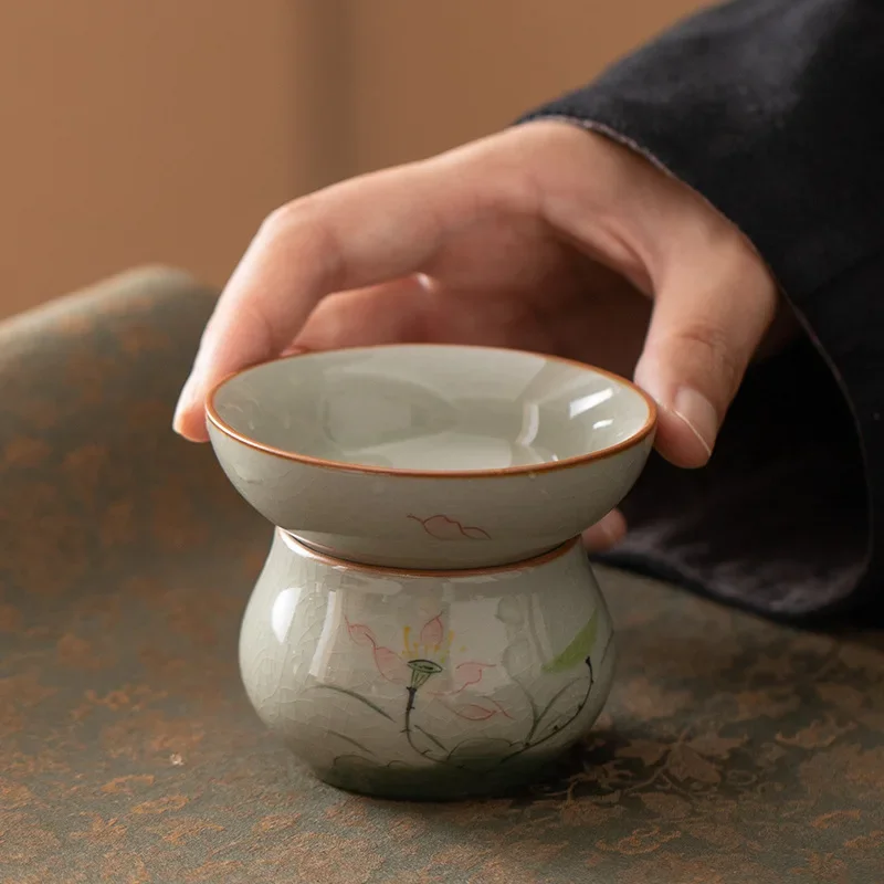 Ceramic Hand-painted Tea Strai - Tea Strainer Mesh ulasan dan harga