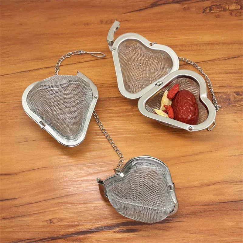 Stainless Steel Oval Heart Sph - Coffee Tea Infusion ulasan dan harga