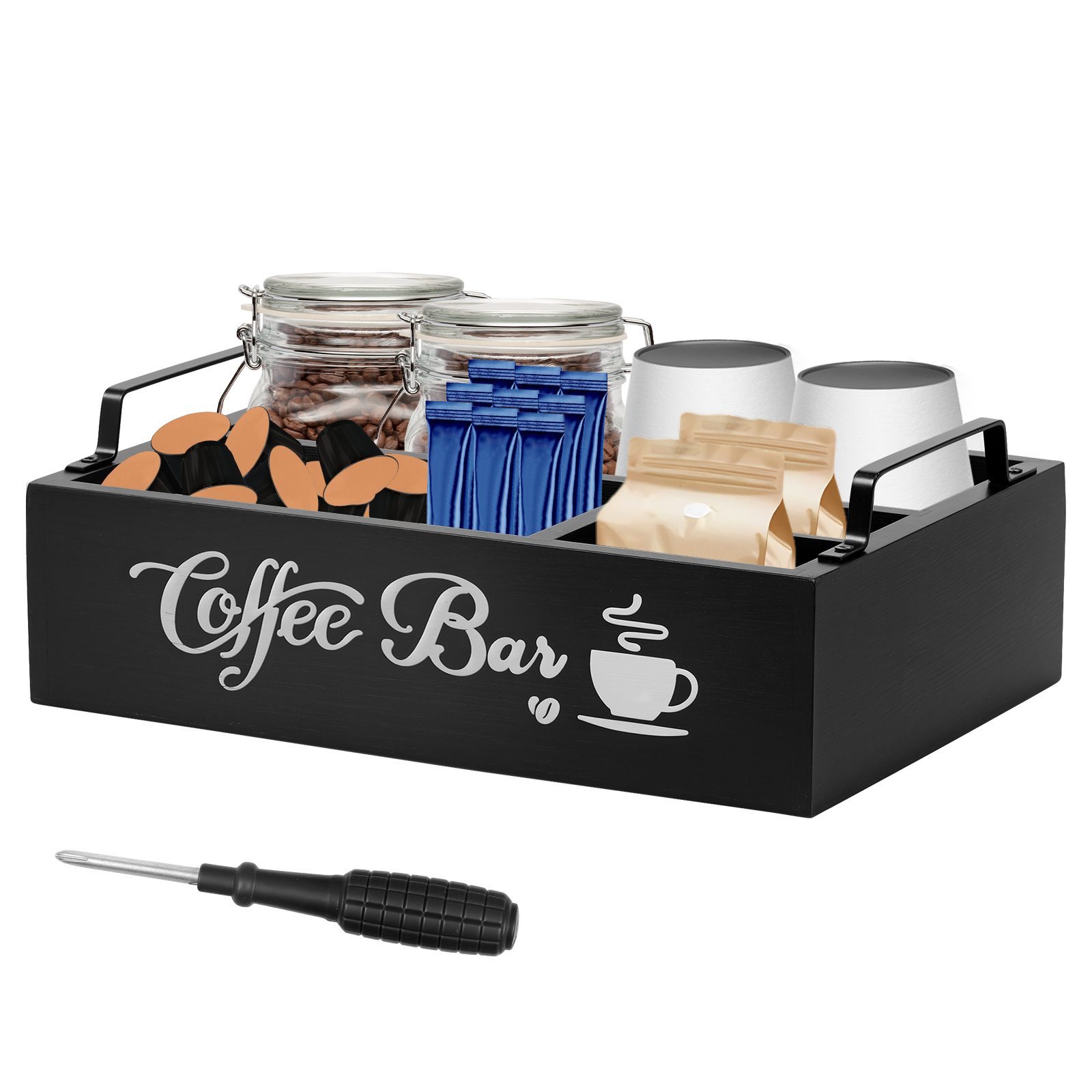 Wooden Coffee Rack Portable De - Coffee Tea Holders ulasan dan harga